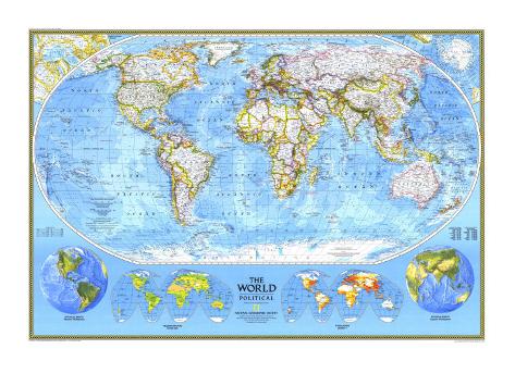 1994 Environment Political Map picture relating to World Political Map Printable named 1994 World-wide Political Map